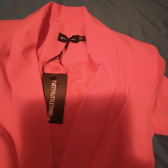 Coral Gold Button Blazer - Picture 3 of 8